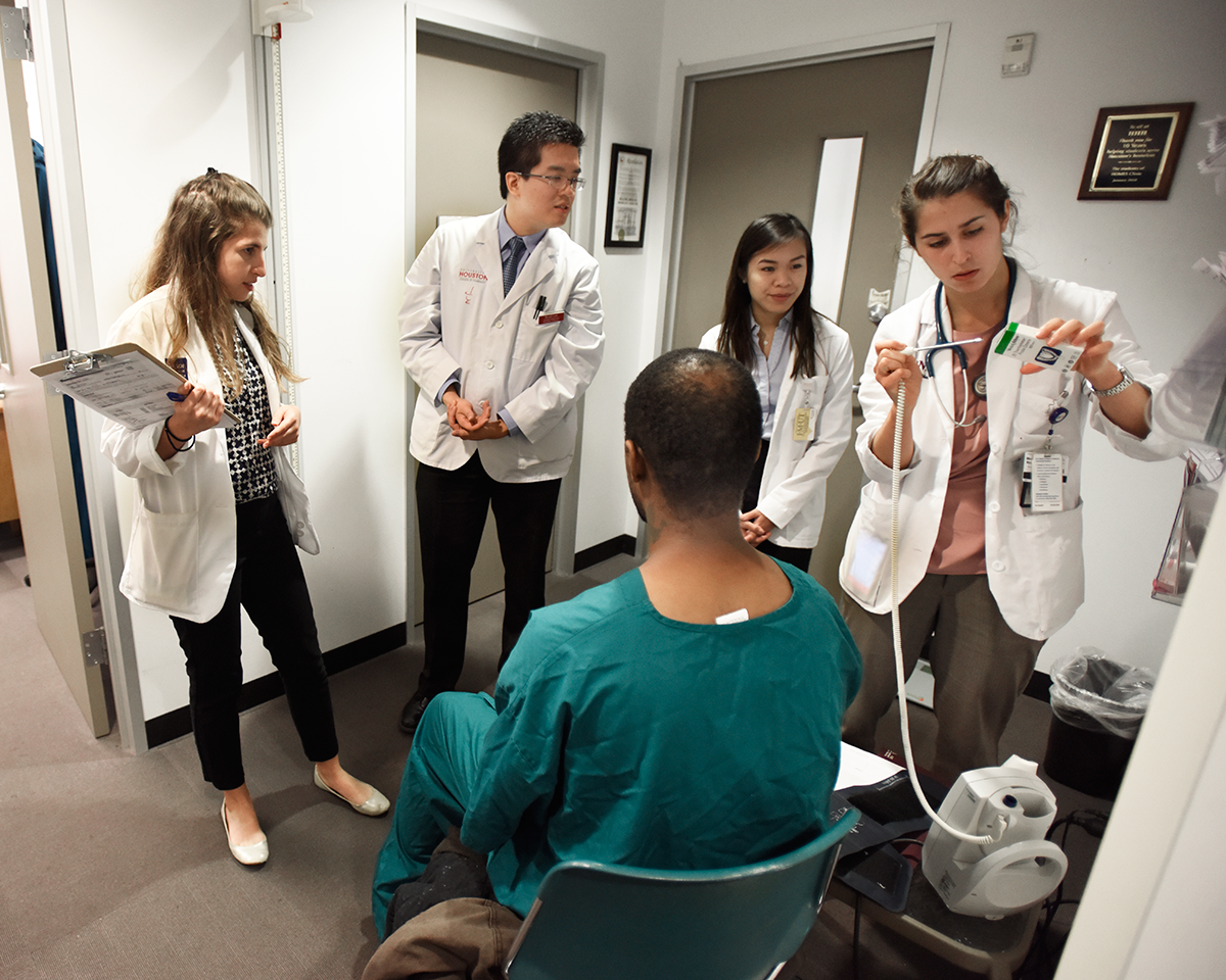 Our students are part of a collaborative effort to bring healthcare to Houston's homeless through the Houston Outreach Medicine, Education and Social Services (HOMES) clinic.