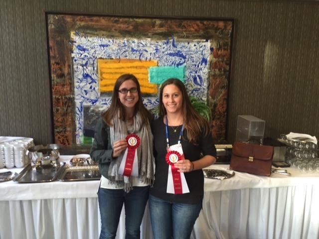 Kassie Manning and Amy Brinegar won poster awards at the Oligonucleotide Therapeutics Society meeting in Montreal, Quebec, Canada.
