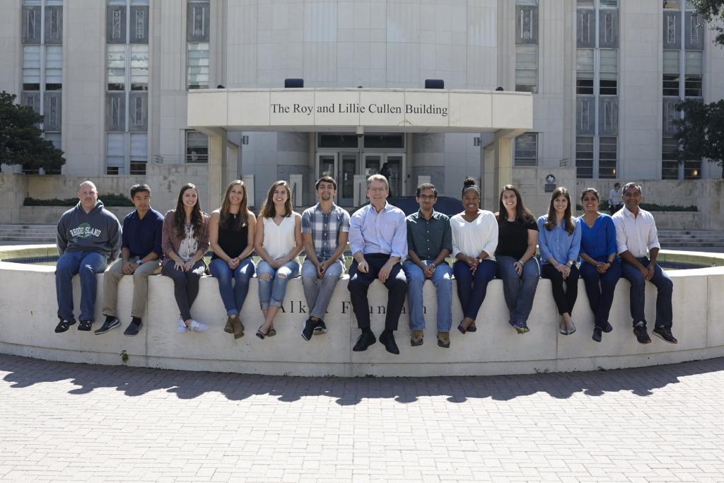 The Cooper Lab on the Alkek Fountain at Baylor College of Medicine, 2016.