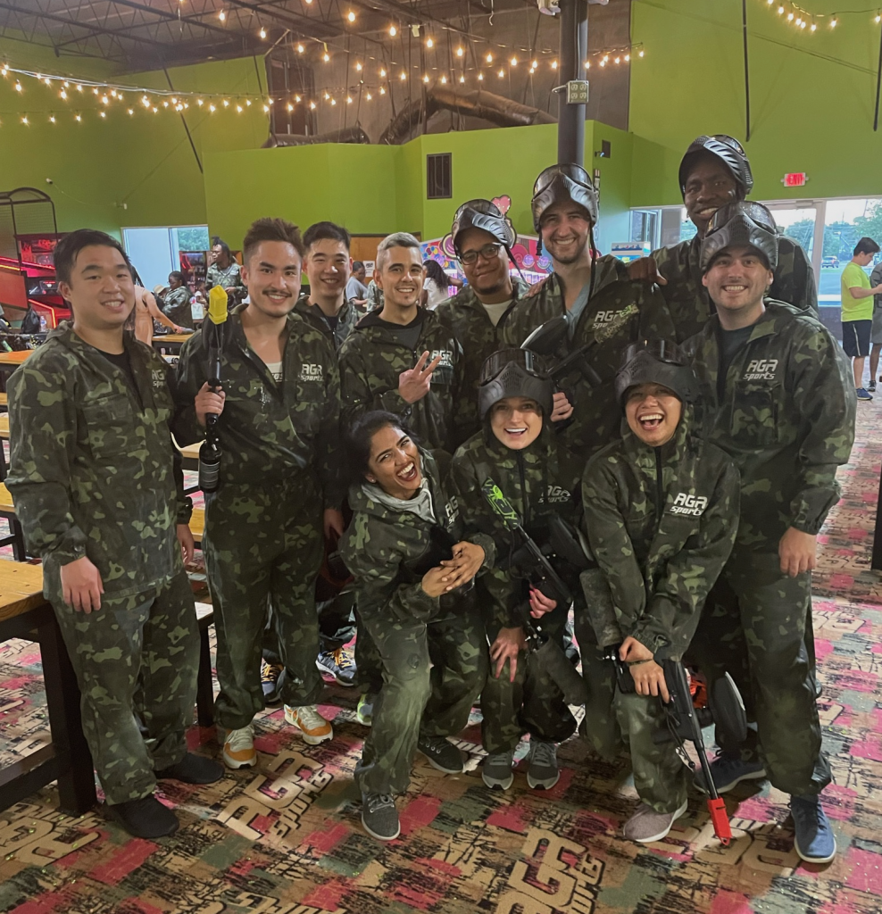 Another successful resident wellness event getting messy at PaintBall.