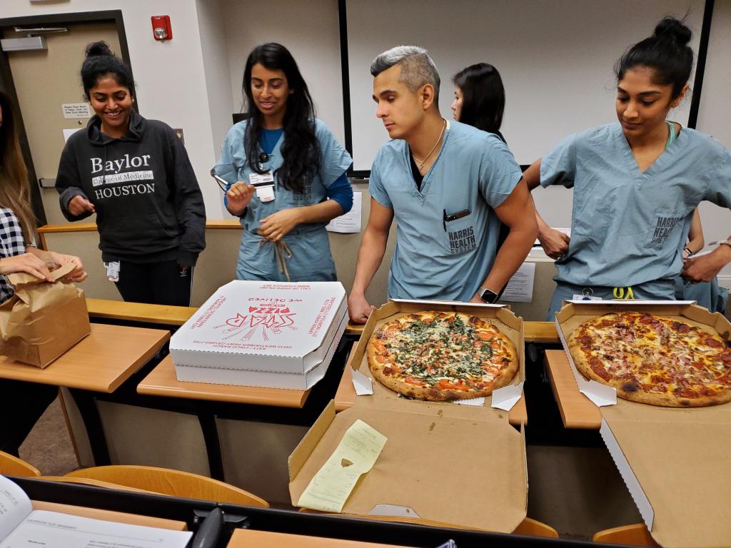 CA-1 lecture made even better with pizza from Dr. Sutton!