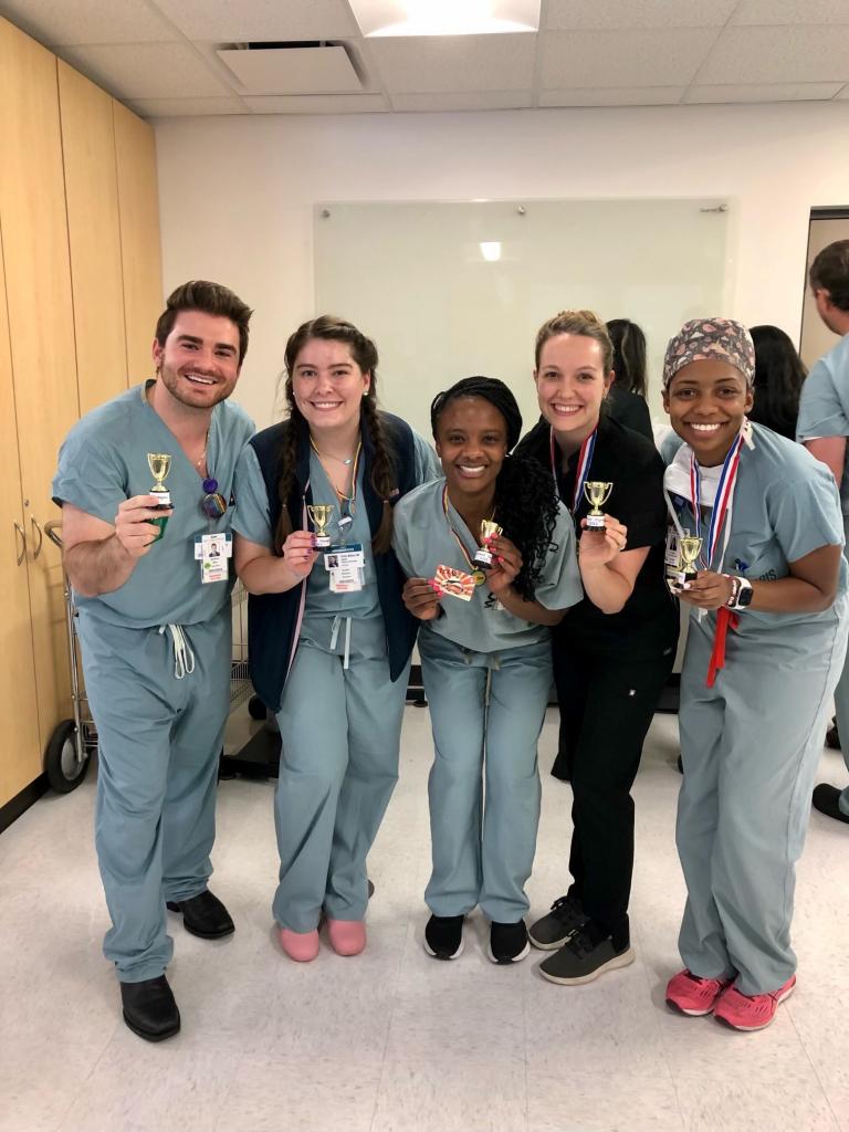 OBGYN Residents showing off their awards!