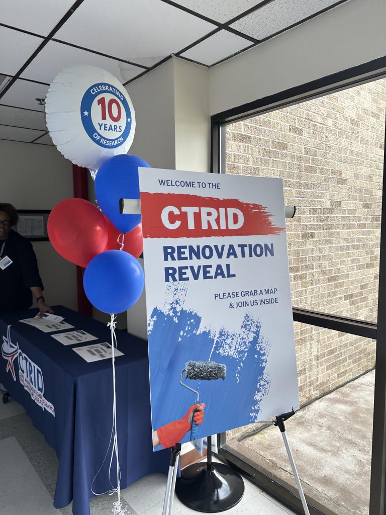 Finale CTRID Renovation Reveal in Building 109.