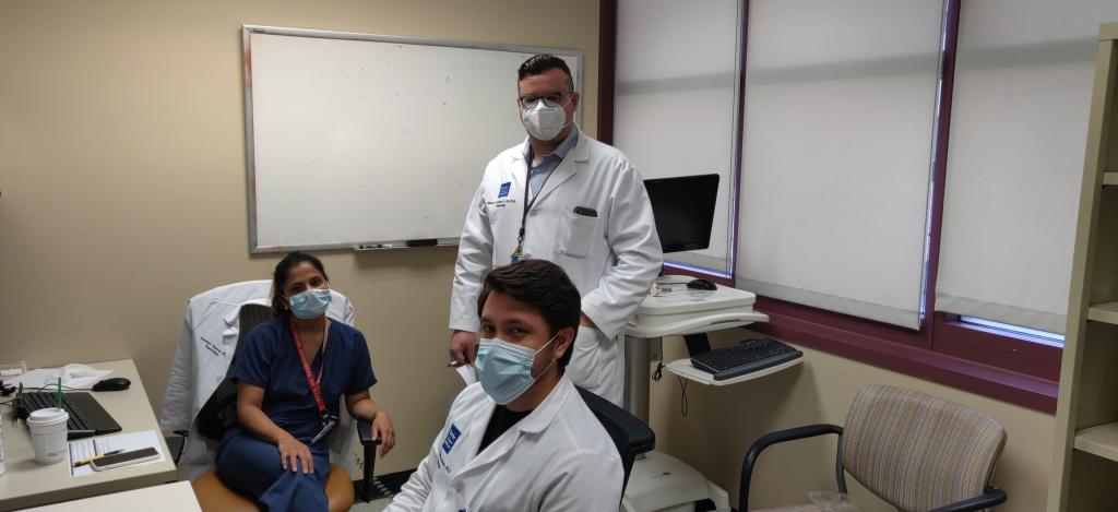 doctors with masks on