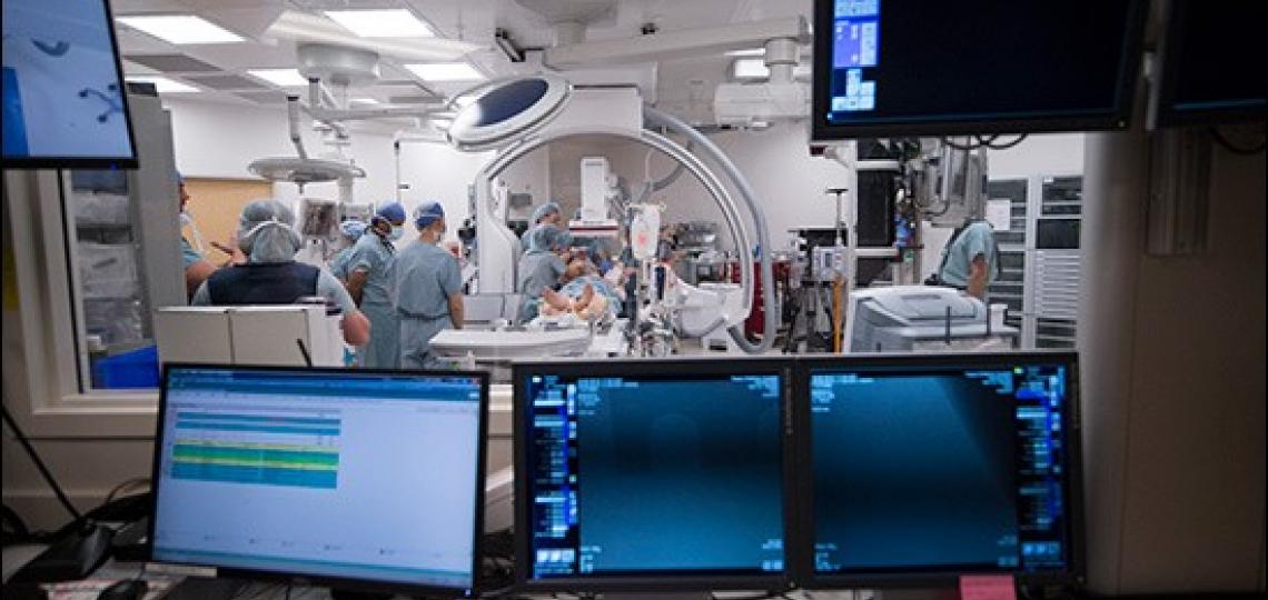 Cath Lab from the control room Cath Lab from the control room