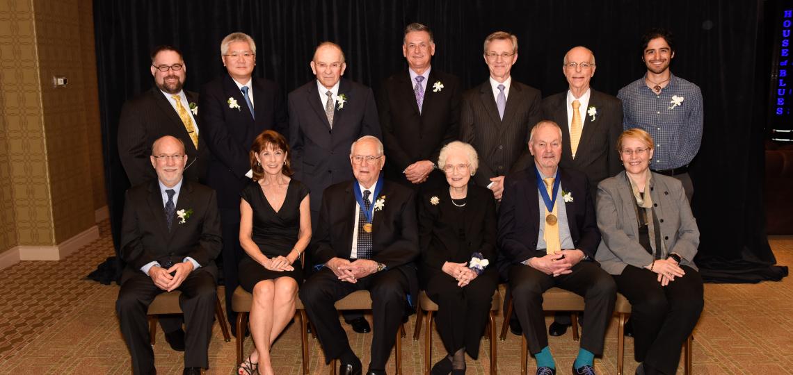 The prestigious alumni awards were presented by Dr. Paul Klotman, president, CEO and executive dean of Baylor College of Medicine, and alumni association president Dr. Dennis O’Brien '06.