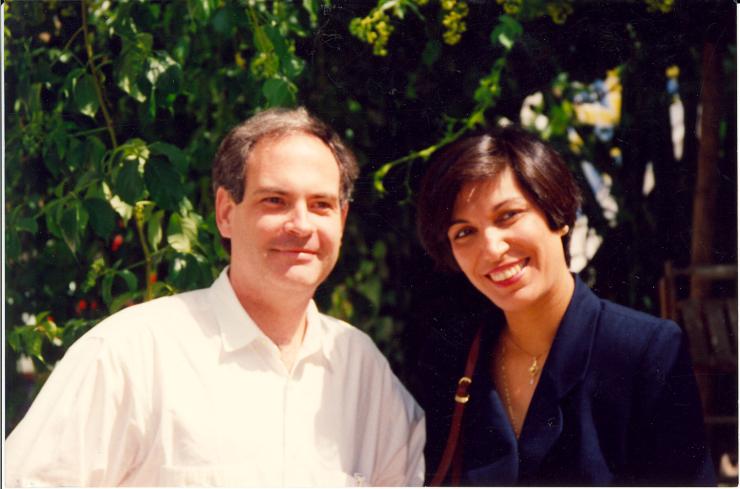 Dr. Harry Orr and Dr. Huda Zoghbi at the start of their collaboration. 