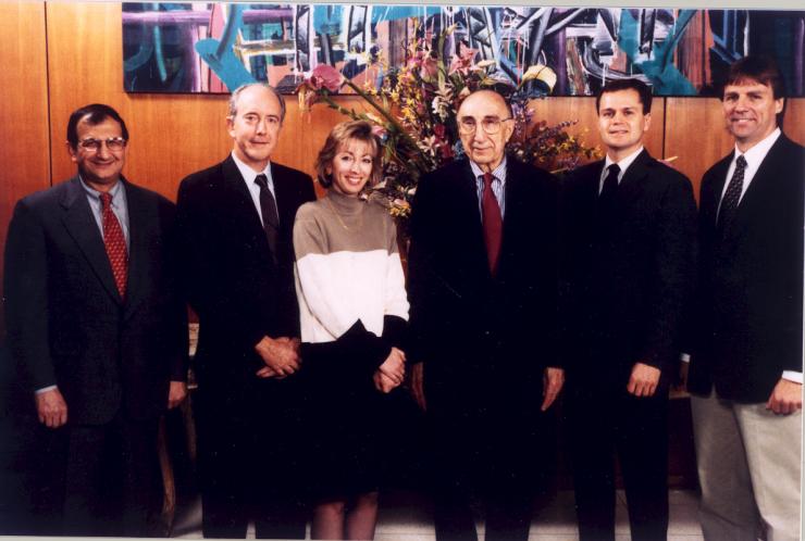 Winners of the 1998 Michael E. DeBakey, M.D., Excellence in Research Awards.