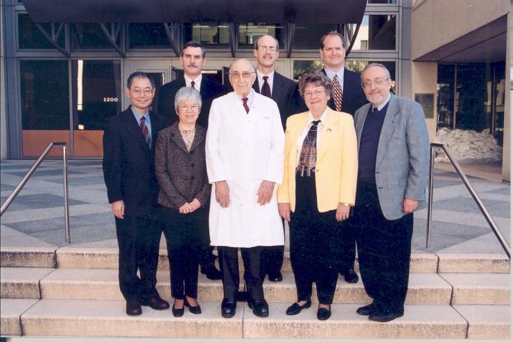 Winners of the 2002 Michael E. DeBakey, M.D., Excellence in Research Awards.