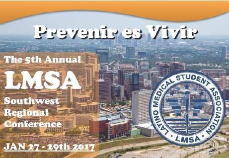 Image of the conference logo for the 5th LMSA Southwest Regional Conference held Jan. 27-29, 2017.