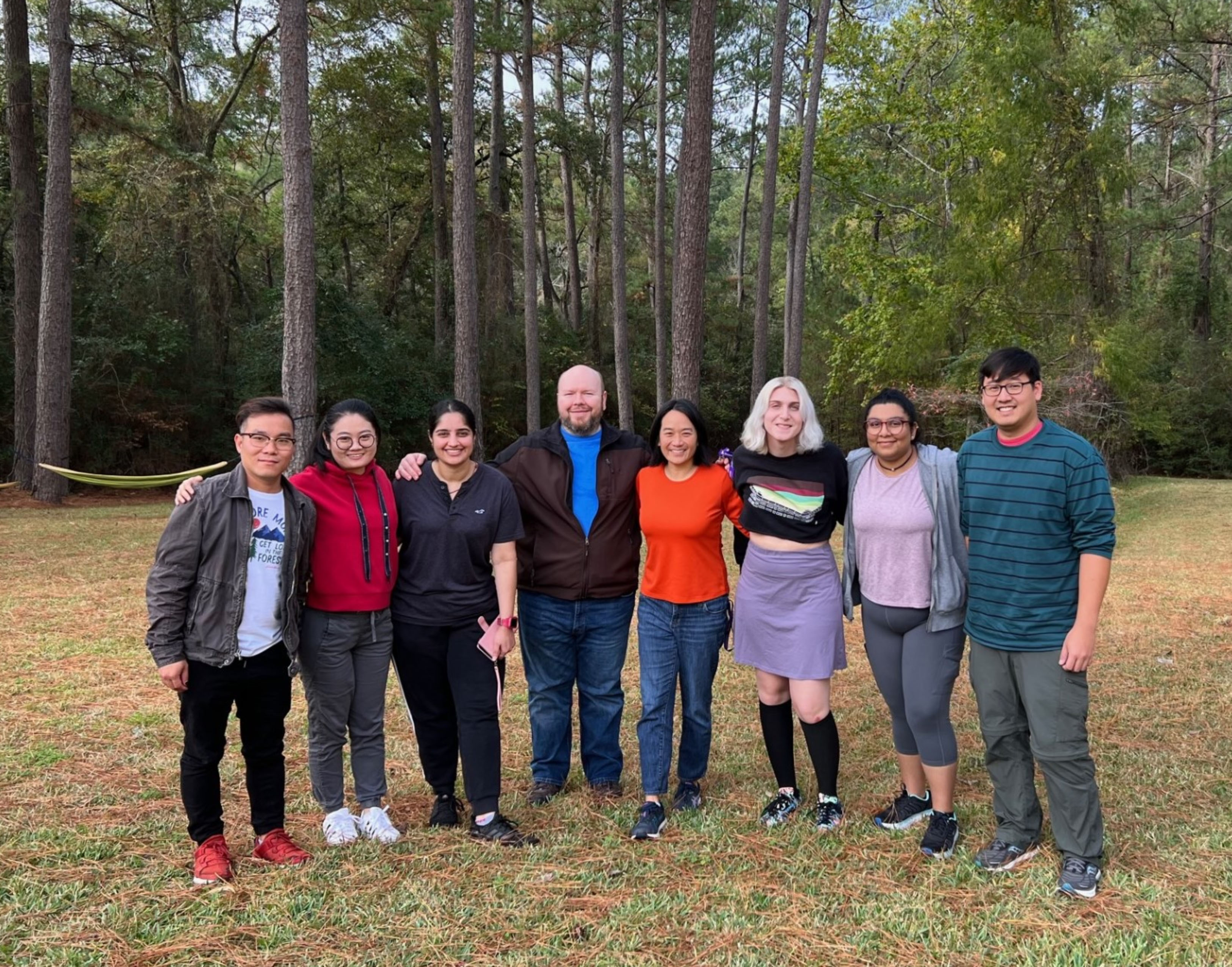 Photo of the King Lab at the Immunology Retreat 2022