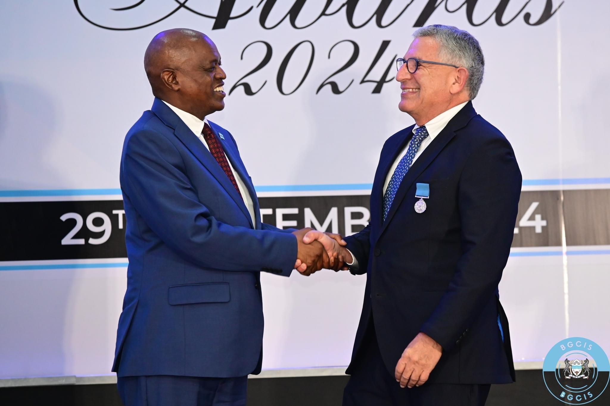 Klotman receives Botswana Presidential honor