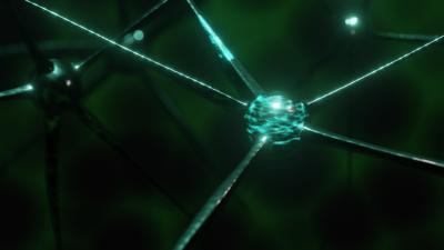 Artist rendition of a synapse