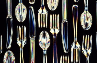 Close up of spoons, forks and knives