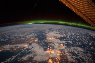 Ireland and the United Kingdom as seen from space.