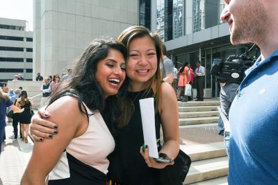 Our fourth-year medical students learned the results of the National Resident Matching Program, which pairs students with residency programs throughout the country.