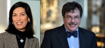 Dr. Huda Y. Zoghbi, professor and Howard Hughes Medical Institute Investigator and Dr. Peter J. Hotez, professor and dean of the National School of Tropical Medicine.