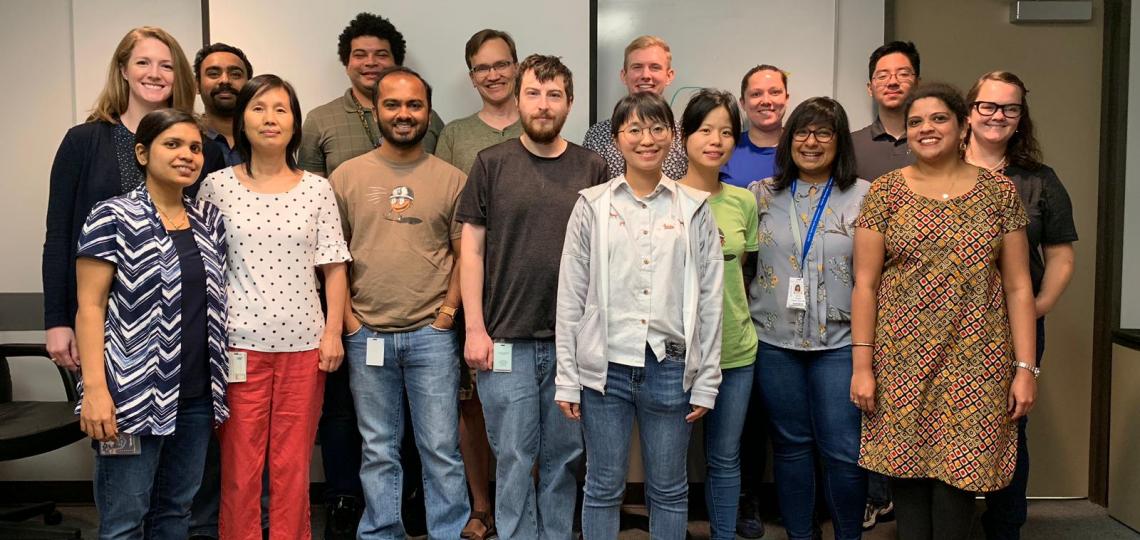 Andy and the lab, September 2019 Andy and the lab, September 2019