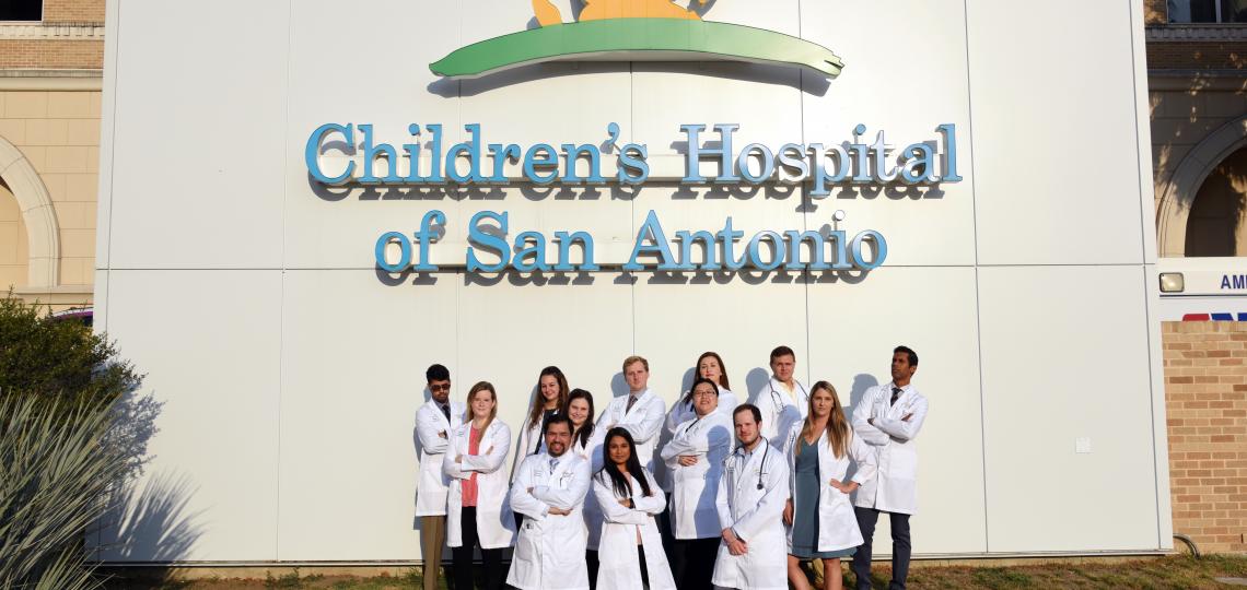 Class of 2021 fellows in the Pediatric Fellowship program in San Antonio
