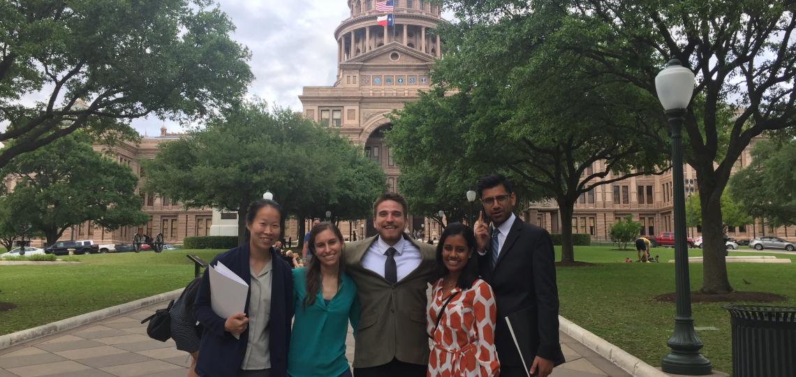 Pediatric residents at the Texas state capital
