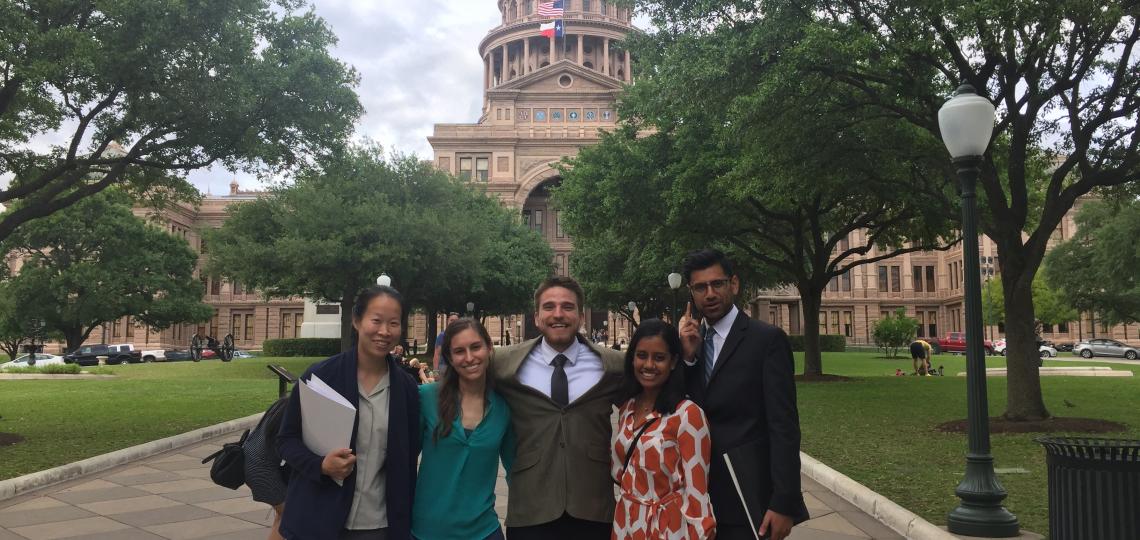 Pediatric residents at the Texas state capital Pediatric residents at the Texas state capital