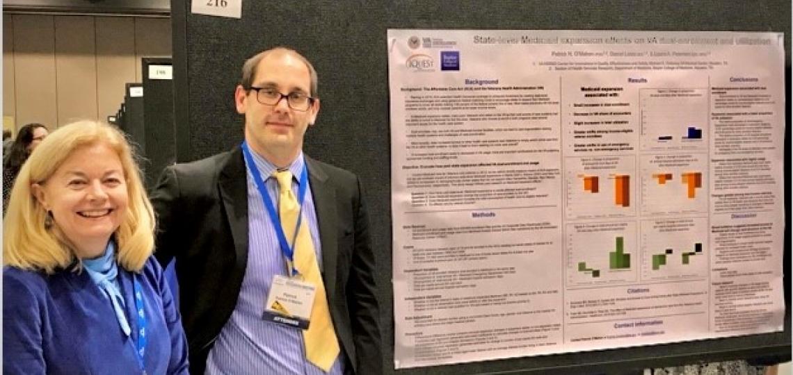 Health Services Research presenting poster