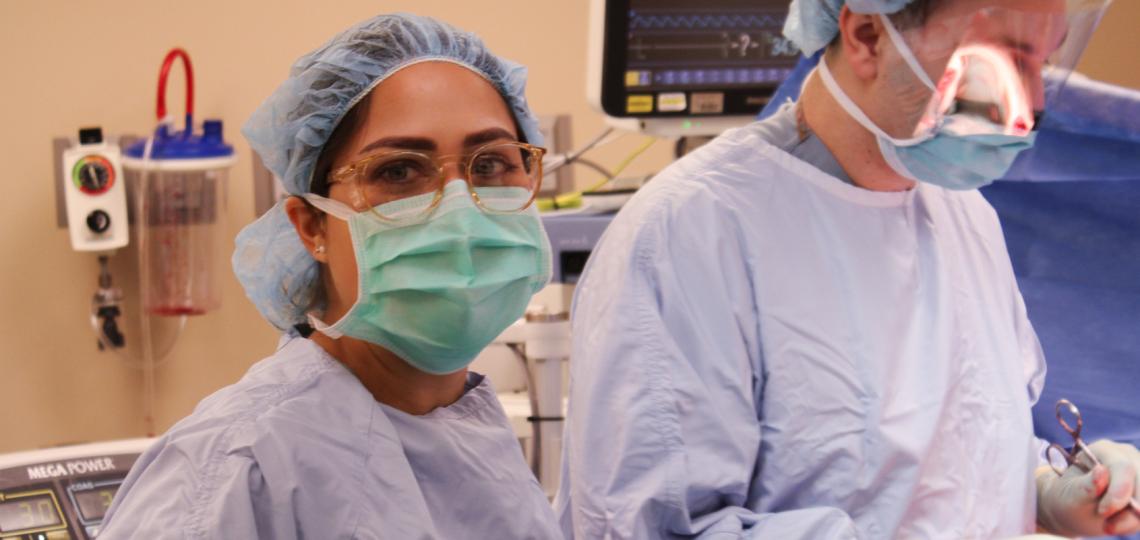 Plastic surgery intern in the OR 2