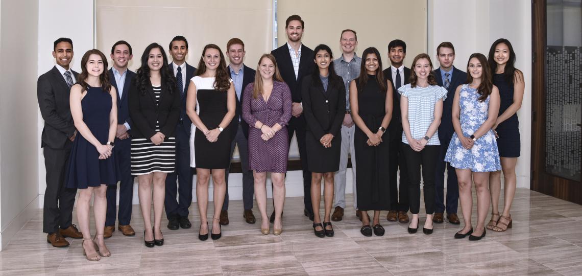 Senior medical student inductees into Texas Beta Chapter of Alpha Omega Alpha Honor Medical Society