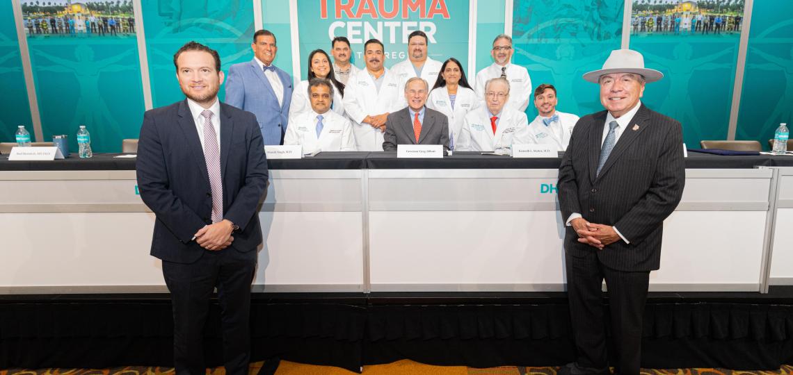 DHR Health Dedicates Level 1 Trauma Center after Dr. Mattox