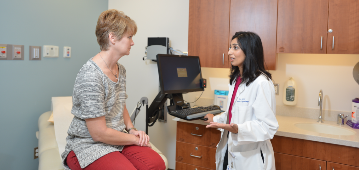 As the director of The Menopause Center, Dr. Nina Ali is focused on the care of women with menopause symptoms.