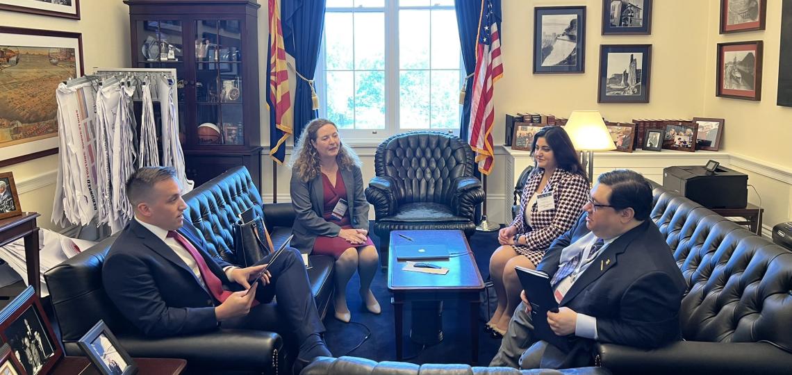 Arizona ACS Members met with Rep. David Schweitker's Chief of Staff to talk about physician fee schedules, rural surgery, and more.