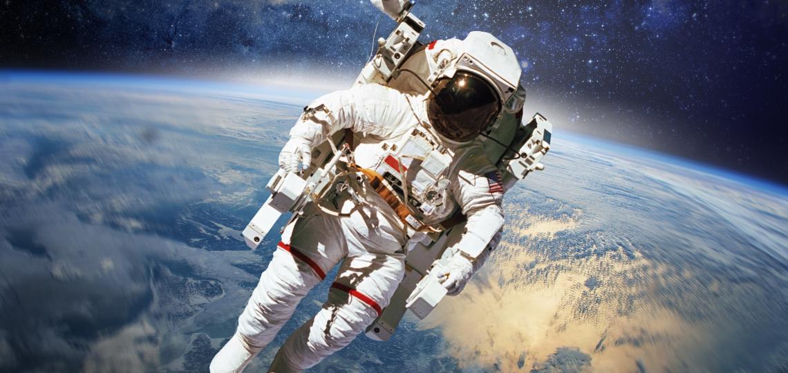 Photo of an Astronaut in space
