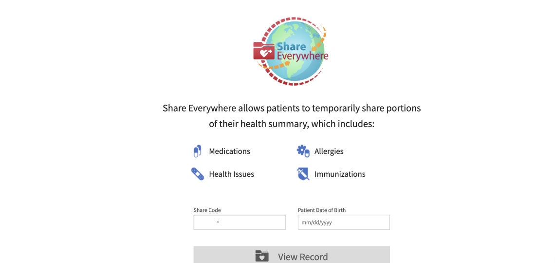 Image of the Share Everywhere portal