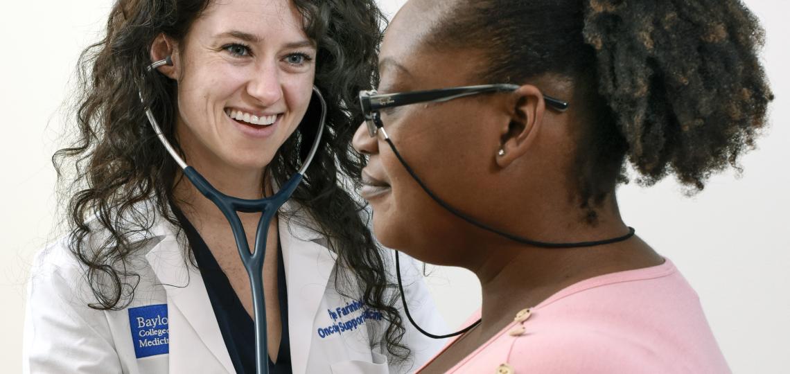 doctor smiling at patient
