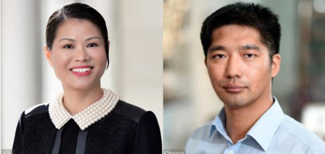 Dr. Liu and Dr. Cheng side by side