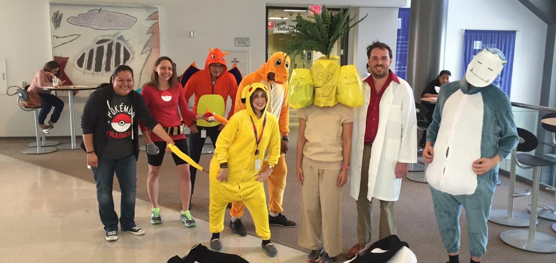 Halloween 2016 was celebrated in the Goodell Lab Pokémon style. Fun!