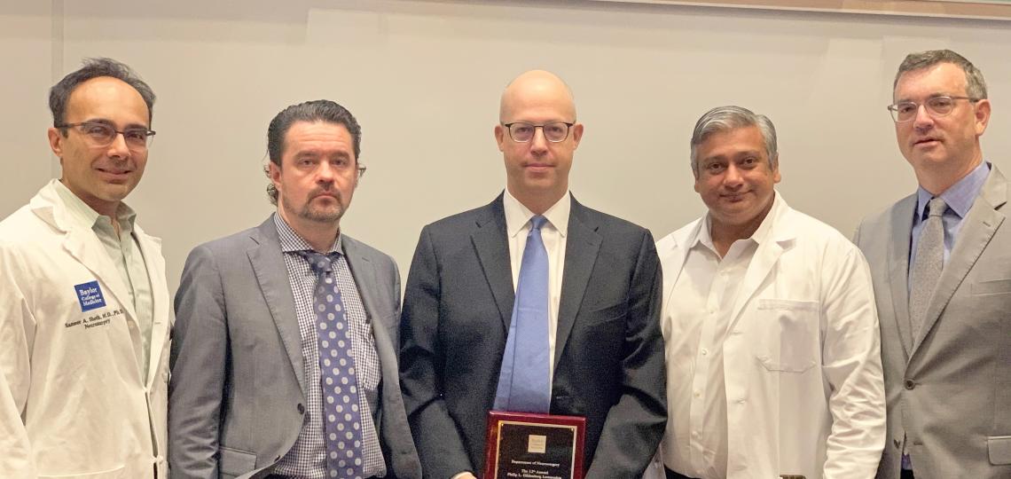 Dr. Andre Machado, Chair of the Cleveland Clinic Neurological Institute, served as the 12th Baylor College of Medicine Gildenberg Lecturer in Stereotactic and Functional Neurosurgery.
