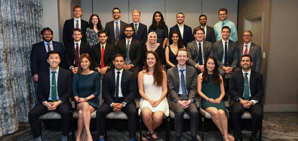 Senior medical student inductees