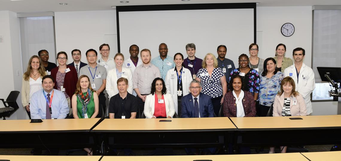 Group photo of the Faculty Inclusion Ambassadors at Baylor College of Medicine.
