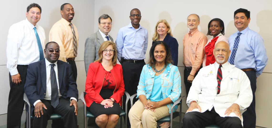 Group photo of the members of the Advisory Council for the Center of Excellence in Health Equity, Training and Research