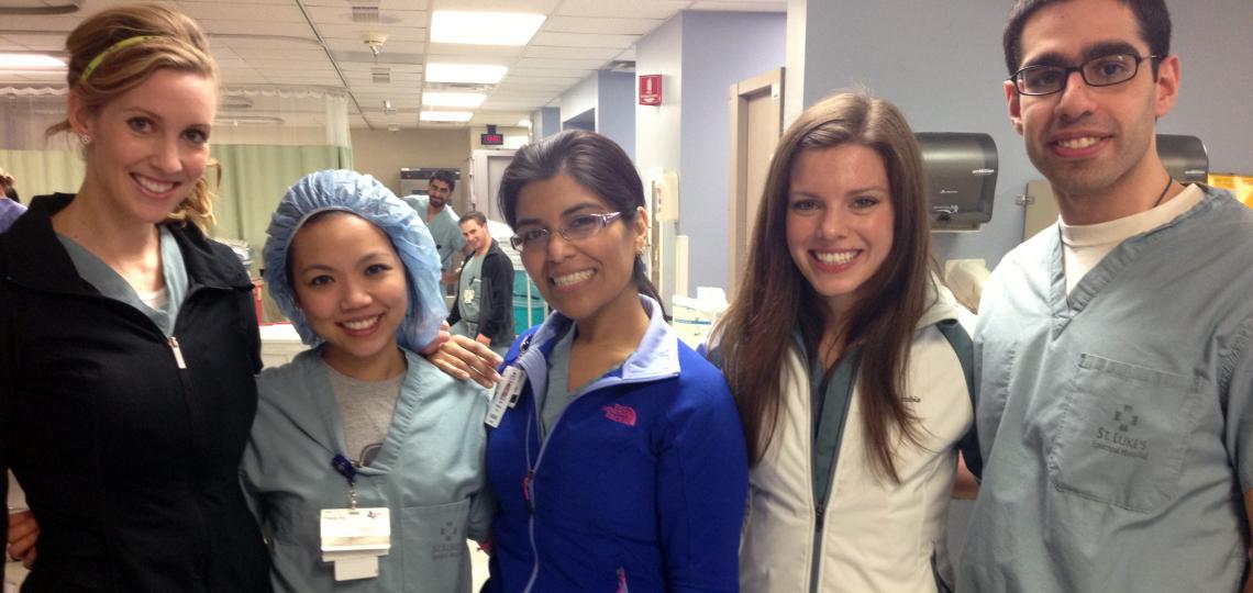 Plastic, general, and critical care residents.