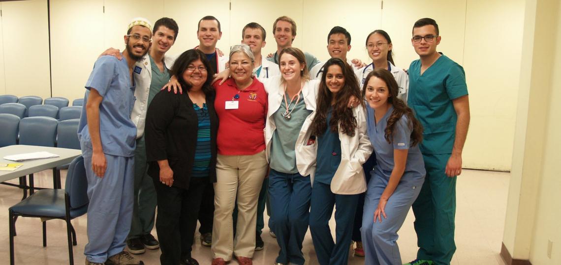 Latino Medical Student Association group photo