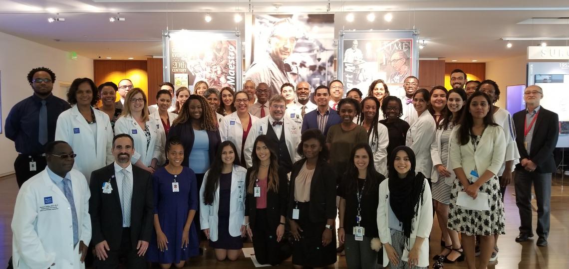 Group photo of 2018-2019 cohort of Center of Excellence in Health Equity, Training and Research Scholars.