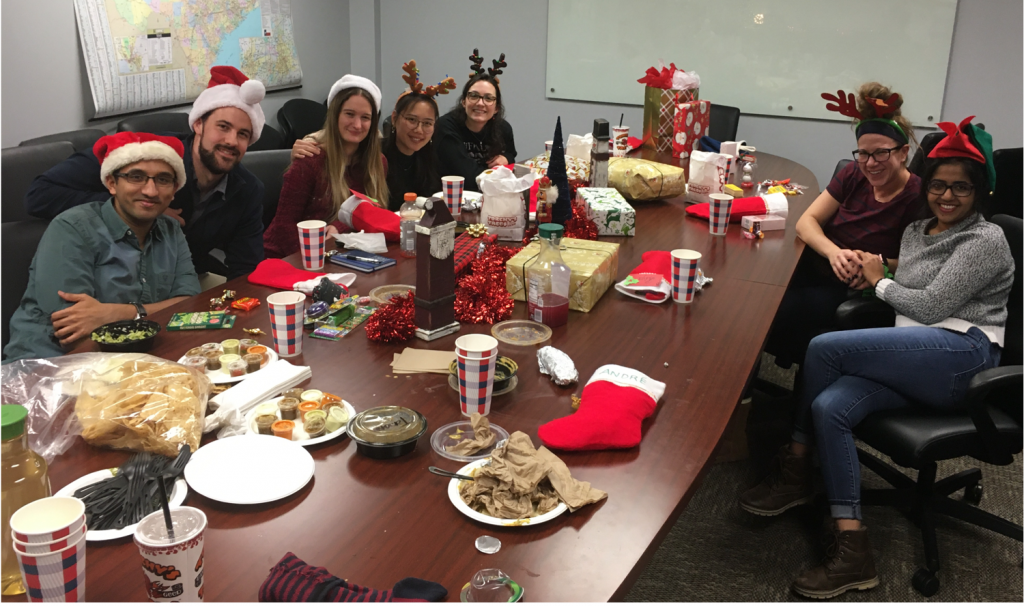 2019 Holiday Party: The Cooper lab members enjoyed good food, games and a white elephant gift exchange.