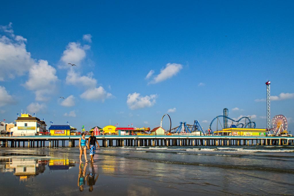 Galveston has lots to offer, from a sandy beach to a ride-filled pier to a quaint shopping strip.
