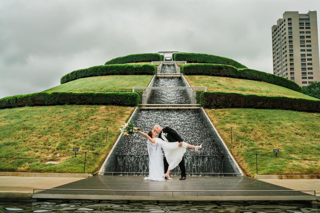 One of the most aesthetic locations in Houston, the McGovern Centennial Gardens is beautiful enough for a wedding!