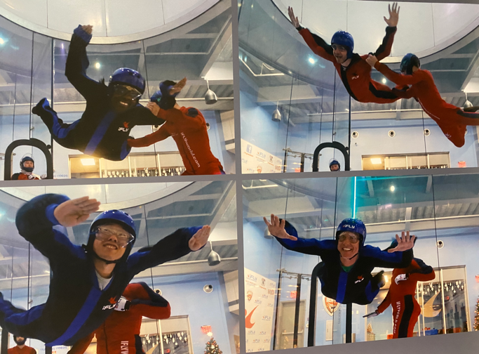 We can fly! A lab outing to Houston's iFly.
