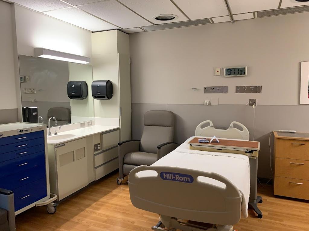 View of a Clinical Research Center Inpatient Room.