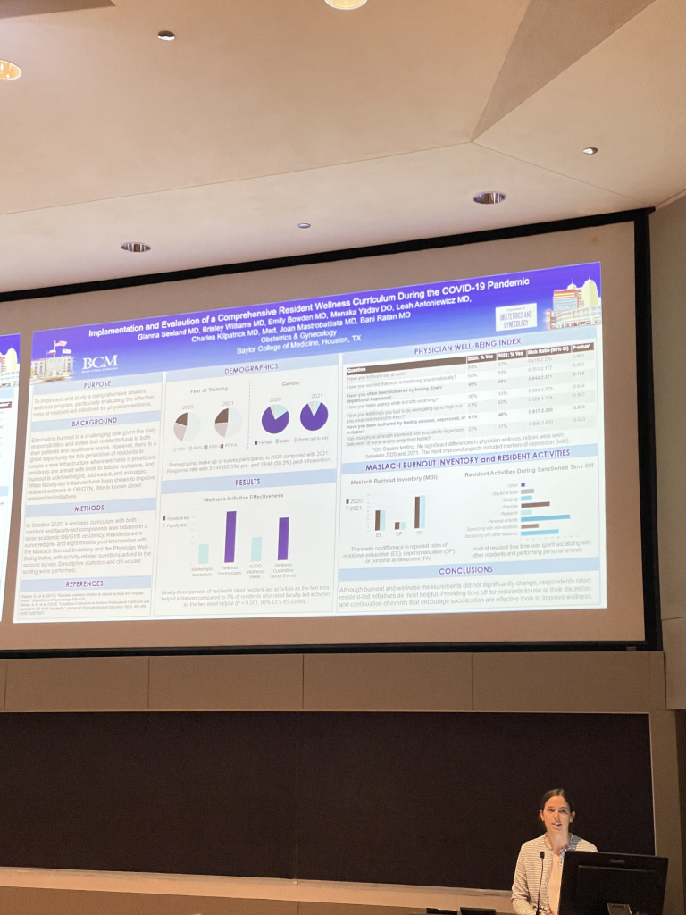 Residents participate in the annual Resident Research Day!