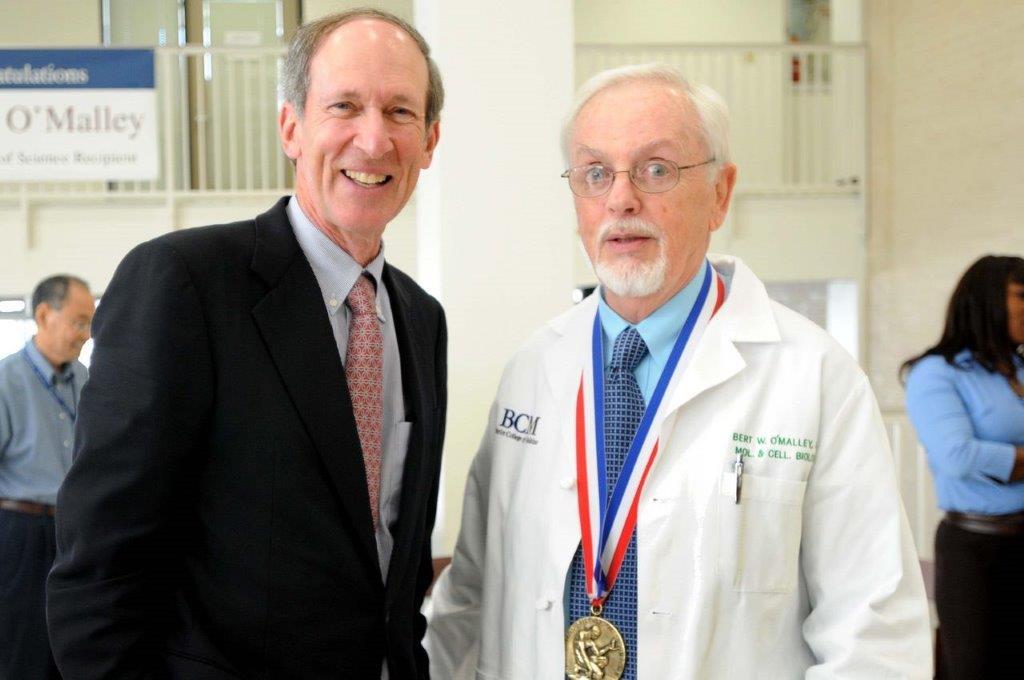 Drs. O'Malley and Shapiro at the National Medal of Science Reception.